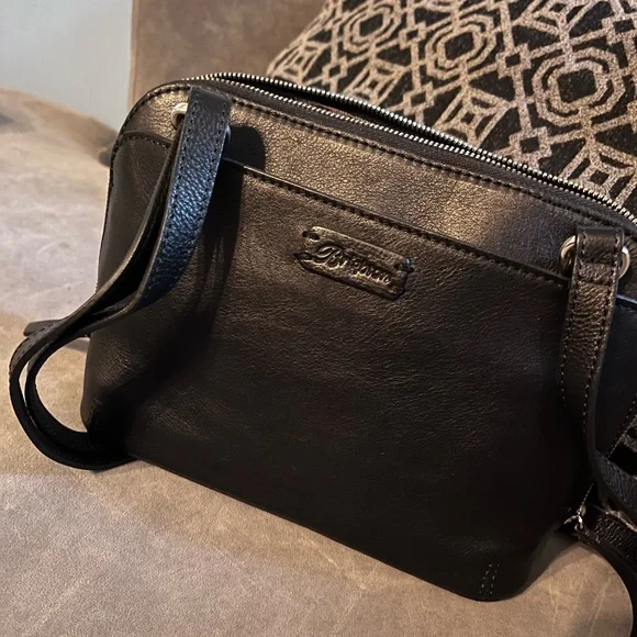 Brighton Black Crossbody Bag with Heart Charm - Picture 6 of 6